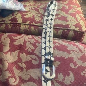 Stylish Black and Silver Women's Belt